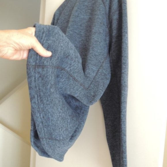 Mens Fleece Top Size XL Eddie Bauer Radiator 1/4 Zip Navy Heather Pullover NWT - Picture 6 of 9